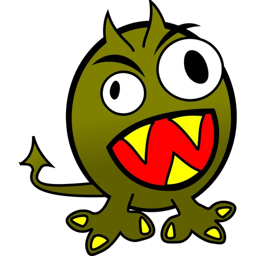 👹 Стикер «Monsters» для Telegram