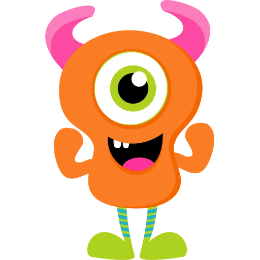 👹 Стикер «Monsters» для Telegram