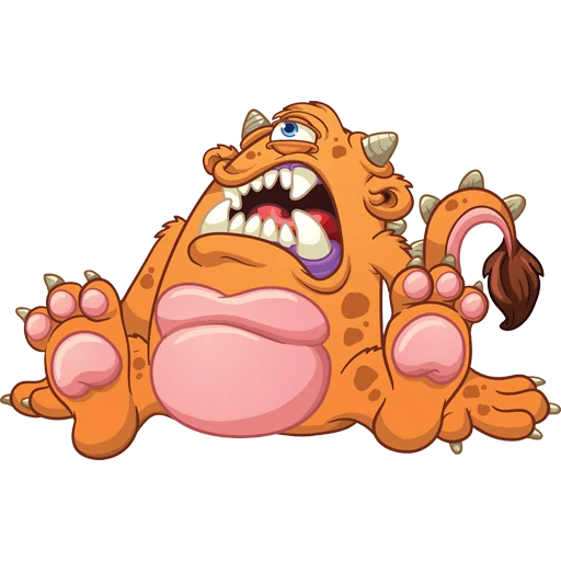 👹 Стикер «Monsters» для Telegram