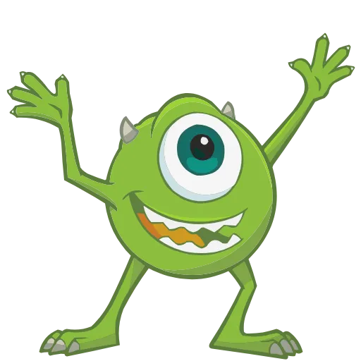Стикер 2 Monsters Inc. HD
