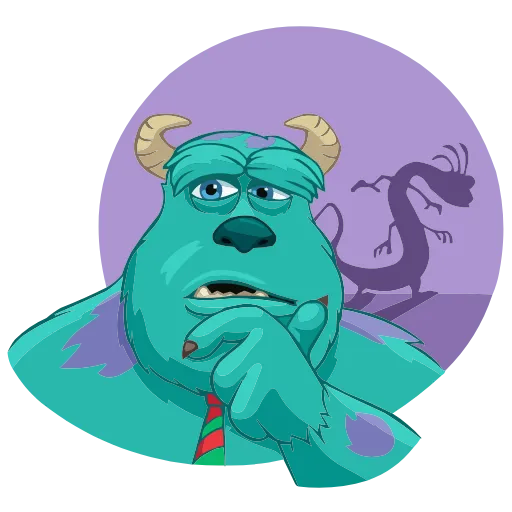 Стикер 52 Monsters Inc. HD