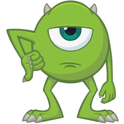 Стикер 4 Monsters Inc. HD