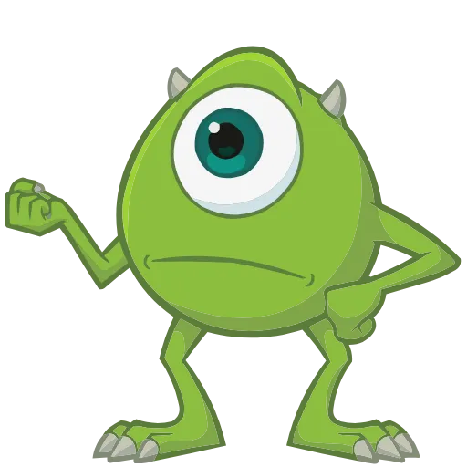 Стикер 18 Monsters Inc. HD