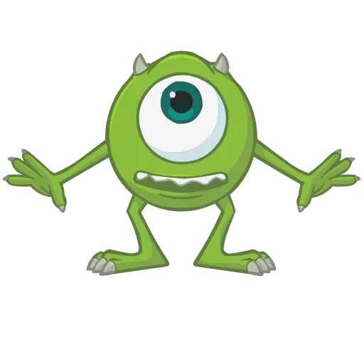 Стикер 22 Monsters Inc. HD