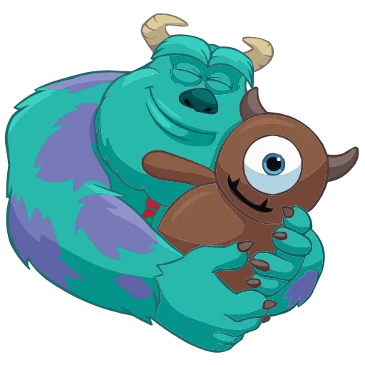 Стикер 35 Monsters Inc. HD