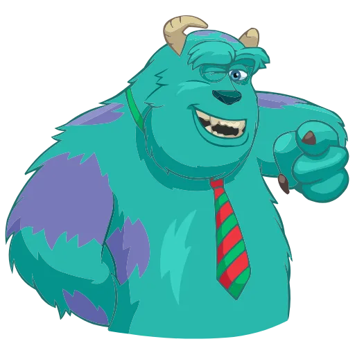 Стикер 33 Monsters Inc. HD