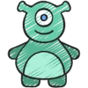 🙂 Эмодзи «Monsters» для Telegram