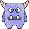 Стикерпак Monsters для Telegram