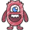 🙂 Эмодзи «Monsters» для Telegram