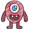 🙂 Эмодзи «Monsters» для Telegram