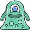 🧌 Эмодзи «Monsters» для Telegram