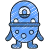 🙂 Эмодзи «Monsters» для Telegram