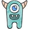🙂 Эмодзи «Monsters» для Telegram