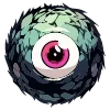 Стикер 18 Monsters Face