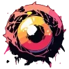 Стикер 22 Monsters Face