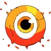 Стикер 12 Monsters Face