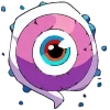 Стикер 6 Monsters Face