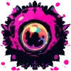 Стикер 35 Monsters Face