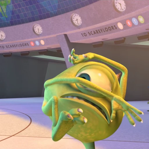 🫣 Стикер «Monsters Inc.» для Telegram