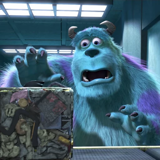 🫠 Стикер «Monsters Inc.» для Telegram