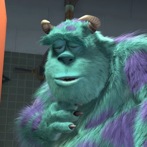 😌 Стикер «Monsters Inc.» для Telegram