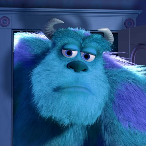 🤷‍♂️ Стикер «Monsters Inc.» для Telegram