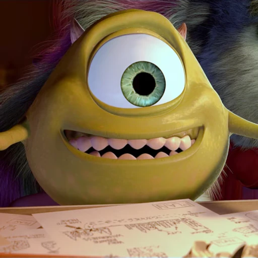 🙄 Стикер «Monsters Inc.» для Telegram