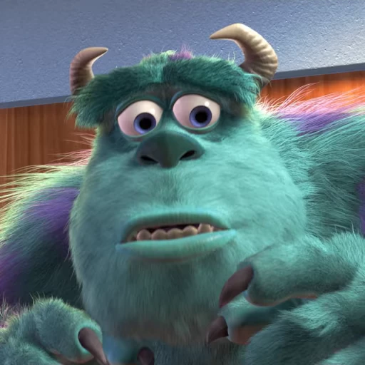 😱 Стикер «Monsters Inc.» для Telegram