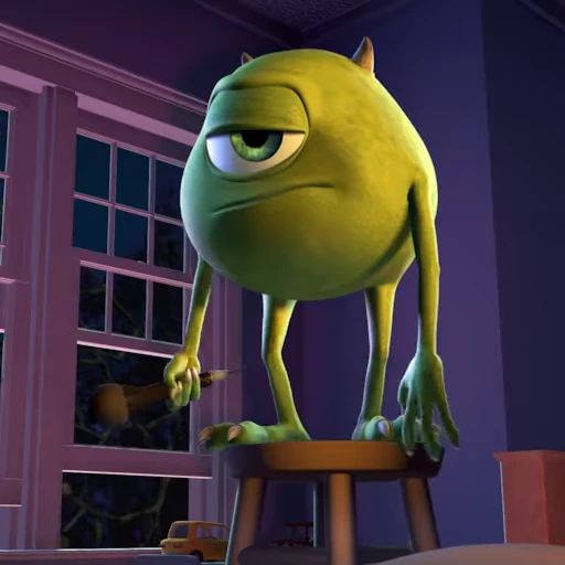 😋 Стикер «Monsters Inc.» для Telegram