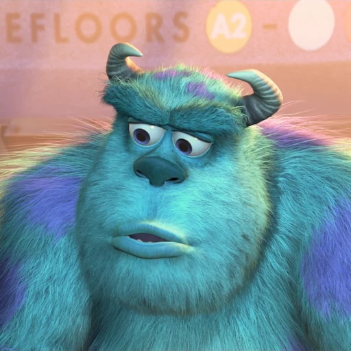 😮‍💨 Стикер «Monsters Inc.» для Telegram