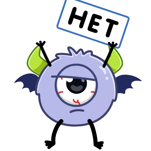 🙅‍♂️ Эмодзи «Монстрикус» для Telegram