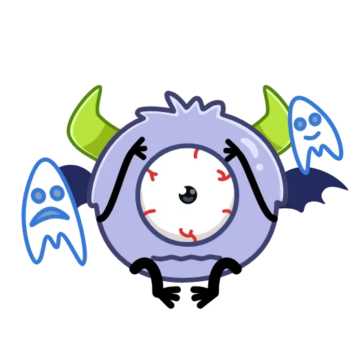 👻 Эмодзи «Монстрикус» для Telegram