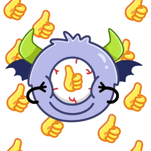 👍 Эмодзи «Монстрикус» для Telegram