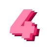 Стикер 36 Montserrat Pink - розовый шрифт