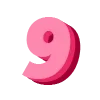 Стикер 41 Montserrat Pink - розовый шрифт