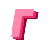 Стикер 4 Montserrat Pink - розовый шрифт