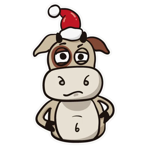😑 Стикер «Moo 2021» для Telegram