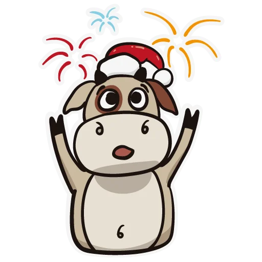 😯 Стикер «Moo 2021» для Telegram