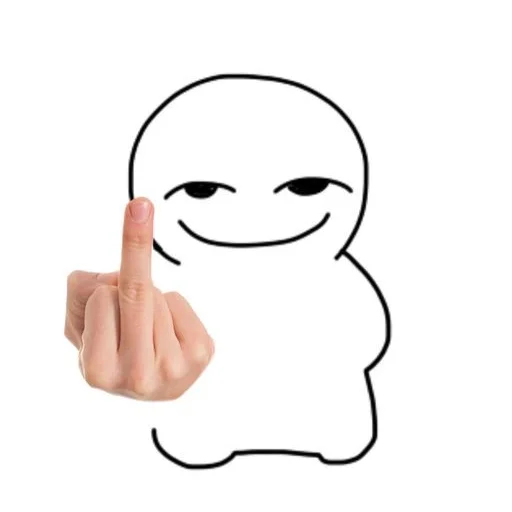 🖕 Стикер «mood» для Telegram