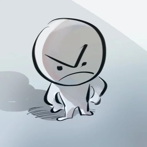 😠 Стикер «mood» для Telegram