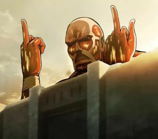 🖕 Стикер «Mood Anime» для Telegram