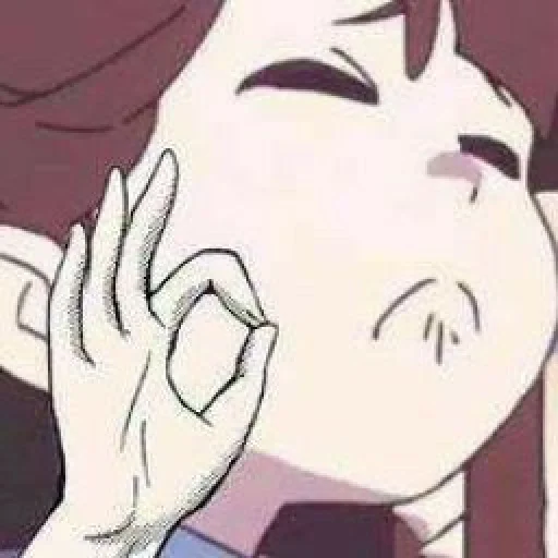 👌 Стикер «Mood Anime» для Telegram