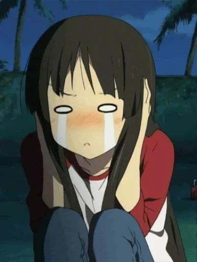 😭 Стикер «Mood Anime» для Telegram