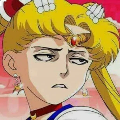 😒 Стикер «Mood Anime» для Telegram