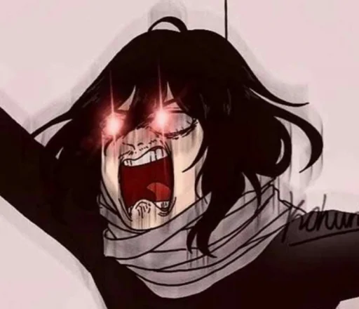 😱 Стикер «Mood Anime» для Telegram