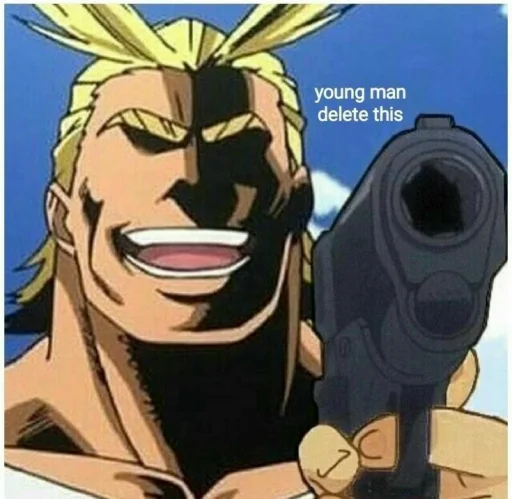 🔫 Стикер «Mood Anime» для Telegram