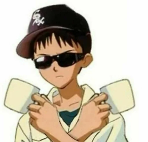 😎 Стикер «Mood Anime» для Telegram