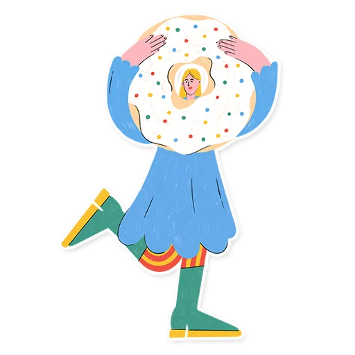 🍩 Стикер «Настрій Великдень із «Сільпо» для Telegram