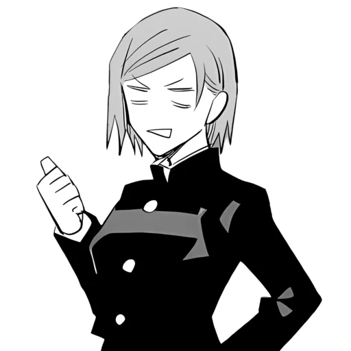 🤍 Стикер «Nobara Kugisaki» для Telegram