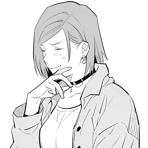 🤍 Стикер «Nobara Kugisaki» для Telegram